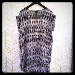 H&M Sheer Shirt Dress